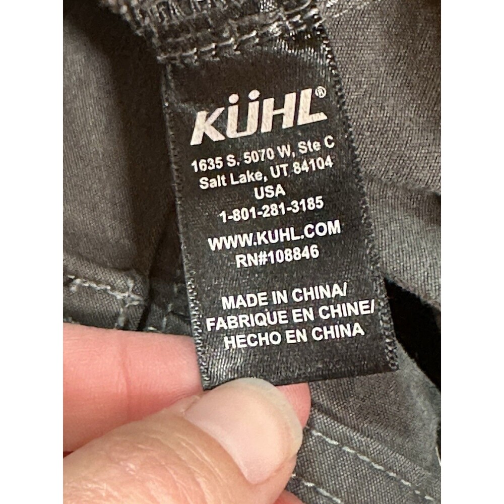 Kuhl Womens TREKR Short Hiking Utility Shorts Gray Bermuda  Size 8 Cargo - Picture 8 of 9